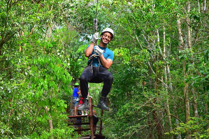 Cancun Best ATV Tour, Ziplines and Cenote Swim with Lunch - ATV, Zip Lines, Cenote Swim, and Tequila Tasting in One Tight 4-Hour Block