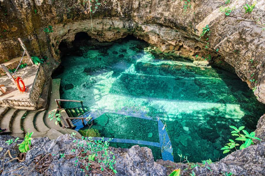 Cancun: Cenotes El Retoño entrance with transportation, lunch, and guided tour. - Bike tour time: fun movement in the park