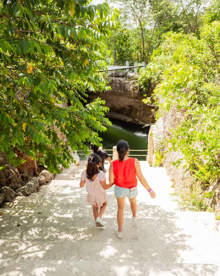 Cancun: Cenotes El Retoño entrance with transportation, lunch, and guided tour. - The relaxing part: hammocks, pools, and free time