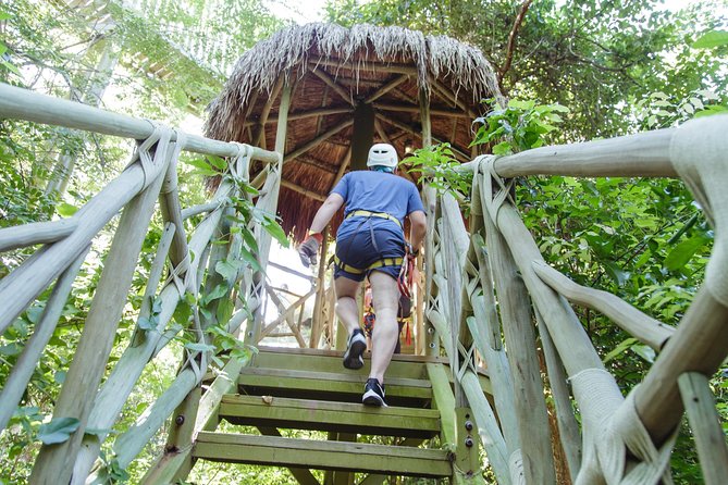 Cancun Extreme Zipline Canopy Tour - Gear up the right way: helmets, harness fit, and the safety tone