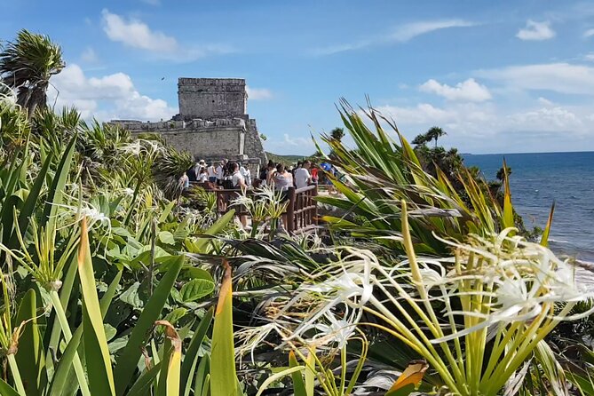 Cancun Jungle Tour: Tulum, Cenote Snorkeling, Ziplining, Lunch - Tulum Archaeological Site: cliff views and a guided walkthrough