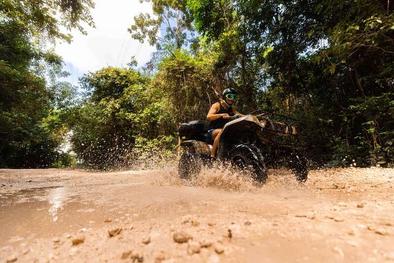 Cancun & Riviera Maya: ATV, Zipline, & Cenote Combo Tour - The ATV Ride Through The Mayan Jungle: Honda 220cc, Brief But Real