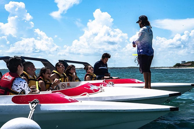 Cancun speedboat and snorkel tour: shared speedboat - Comfort, safety, and who should think twice