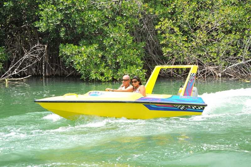 Cancun: Speedboat Mangrove Jungle & Snorkel Tour - Meeting at Aquaworld Cancun Marina and staying comfortable