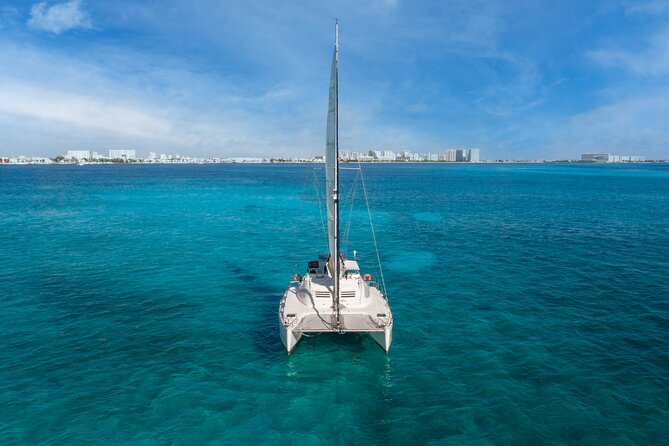 Catamaran Cancun to Isla mujeres Lunch OpenBar and Snorkeling - Isla Mujeres time: 1.5 hours to shop, wander, and pick your own beach moments