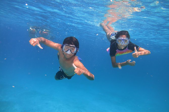 Catamaran Tour to Isla Mujeres all Included - North Beach time: lunch, drinks, and a play stop