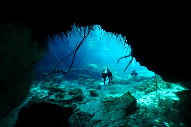 Cenote Triple Adventure Tour in Tulum - Cenote Zemway: 18 and 15 ft platform jumps for controlled adrenaline