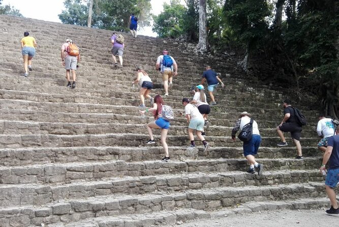 Chacchoben Mayan Ruins from Costa Maya - The Mahahual beach stop, plus Chinchorro reef country