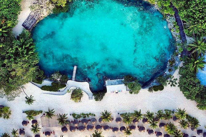Chankanab Park Admission +Open bar +Lunch included +Snorkeling - The beach setup, lockers, and small comfort wins