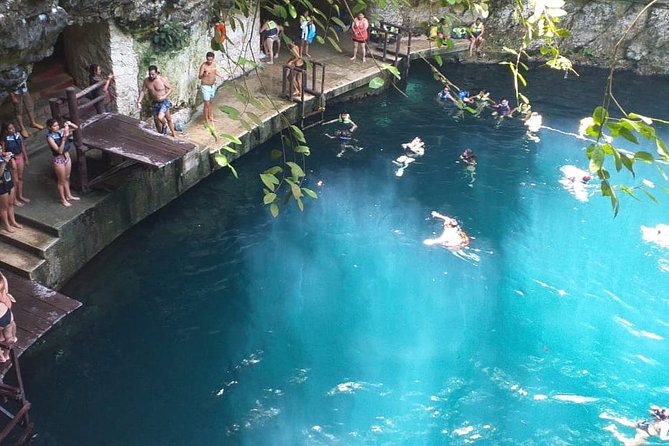 Chichen Itza Classic + Cenote + Valladolid from Playa del Carmen - Cenote Xcajum swim time, what makes it worth it