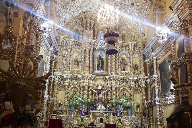 Cholula Magical Twon on a Traditional Tram from Puebla - The pyramid view moment you get before the churches