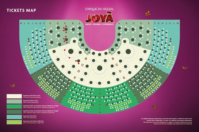 Cirque du Soleil JOYÀ Admission Tickets - Price and value: what $80.83 really buys you