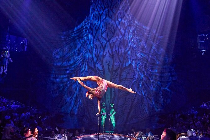 Cirque du Soleil JOYÀ Admission Tickets - Where you sit: tables, stools, center seats, and VIP