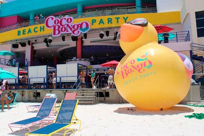 Coco Bongo Beach Club Cancun - Seating, lockers, and keeping your day-party essentials safe