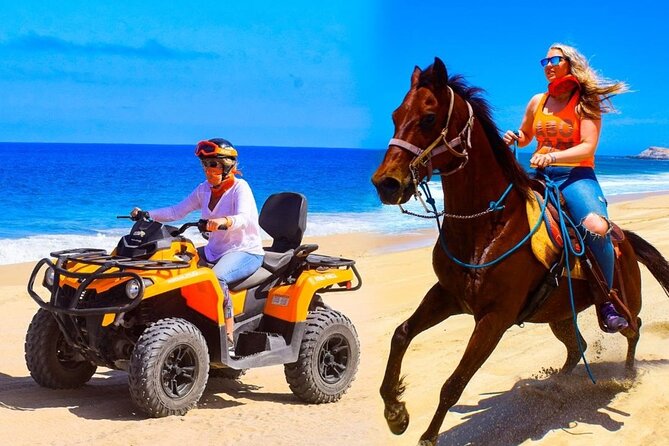 Combo Horseback Beach Ride & ATV Adventure. Tequila Tasting - Why This Combo Works in Cabo