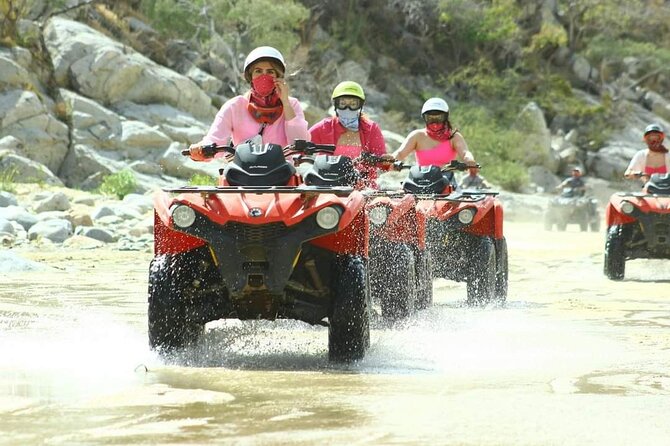 Combo Horseback Beach Ride & ATV Adventure. Tequila Tasting - ATV Time: High Horsepower Meets Beach Driving
