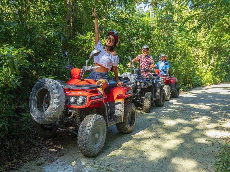 cozumel: ATV adventure with caverns, ruins with transfer - Starting at Martí Royal Village, Then Head Toward El Cedral