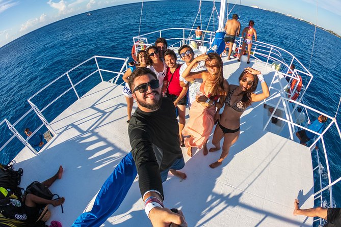 Cozumel Catamaran Snorkeling Tour & lunch® - El Cielito sandbar: calm water after the main reef swim