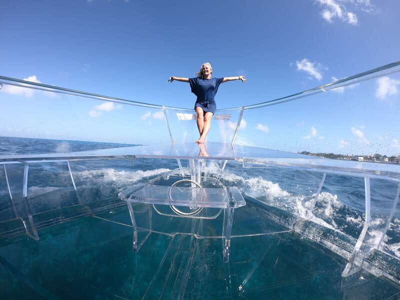 Cozumel: Clear Boat Ride and Snorkeling Trip - Transparent-Boat Views Over Cozumel’s Seafloor