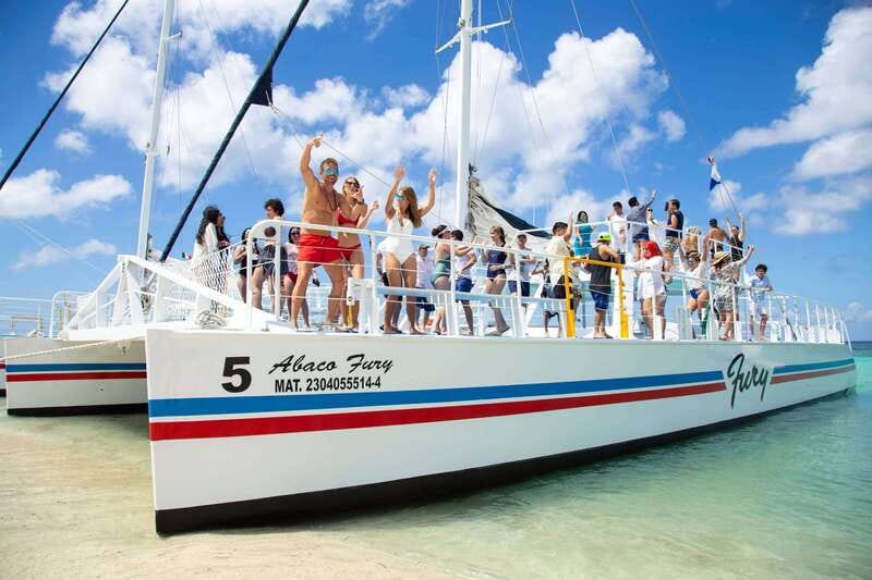 Cozumel: El Cielo, Palancar Reef, and Beach Party with Food - Fury Catamarans Setup: Comfort on a Snorkel Day