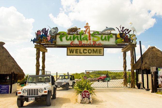 Cozumel Jeep and Snorkel Adventure with Lunch at Punta Sur Park - Punta Sur State Refuge: jungle roads to El Caracol’s Mayan storm marker