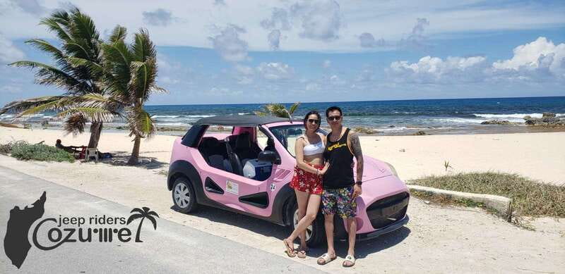 Cozumel: Private Buggy Tour with Lunch & Snorkeling - East-side virgin beaches and San Martin: the quieter Cozumel side