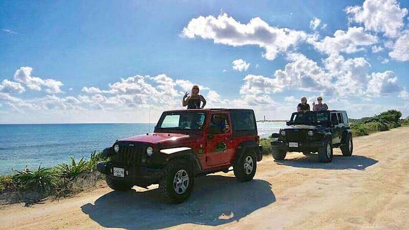 Cozumel Private Jeep Tour with Lunch and Snorkeling - The east side of Cozumel: blowholes, caves, and off-road viewpoints