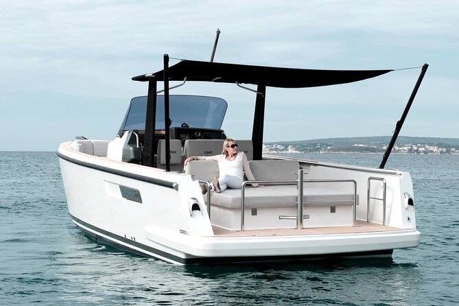 Deluxe Private Boats - 36 ft Fjord - Playa El Cielo: Long Swim Time and a Beach You Have to See