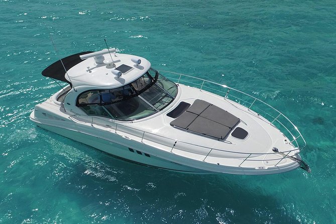 Deluxe Private Boats - 40 ft Sea Ray - The natural reserve swim: where the day slows down