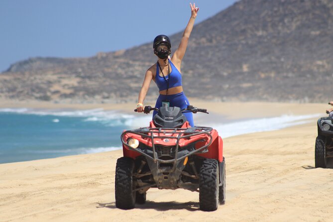 Desert 4x4 ATV Tour with Camel Ride Experience - First stop: G-Force Adventures, white lions, and a quick safety warm-up