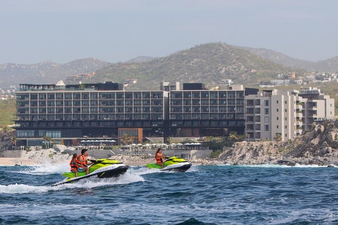 Double Jet Ski and Boat Ride in The Sea of Cortez Guided Tour - The jet ski ride along Cabo’s rocky coast, with open-water thrills