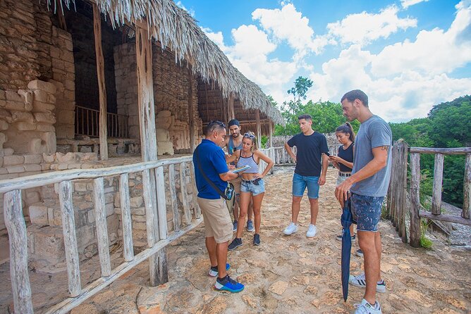 Ek Balam, Mayan Cenote and Valladolid - Ek Balam Ruins: Glyphs, Jungle Setting, and the Acropolis View