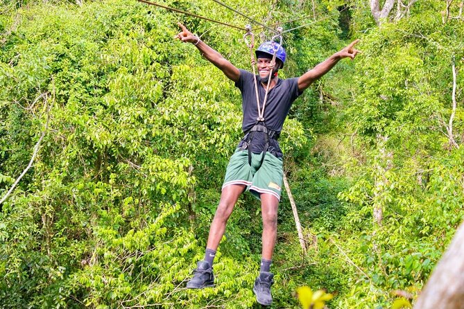 Family ATV Cenote Five Zip Lines Photos Taco Lunch Tequila Taste - Cenote Cave Lagoon: Life Jackets, Jump Options, and 25 Steps to Earn It