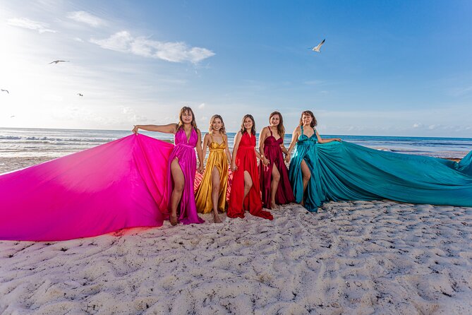 Flying dress photoshoot cancun - What you get at the end: edited photos in about 5 days