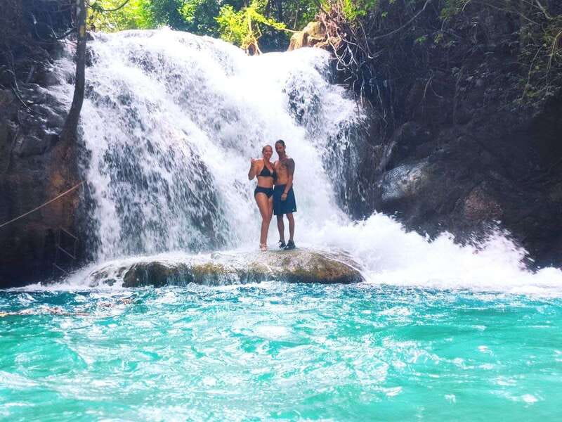 From Huatulco: Magical Copalitilla Waterfalls with Entry - Swimming, caves, and the Tarzan swing, the real reason to book