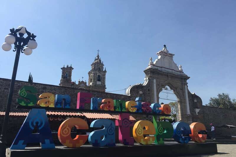 From Mexico City: Puebla and Cholula Day Tour - San Francisco Acatepec: a second church stop with its own feel
