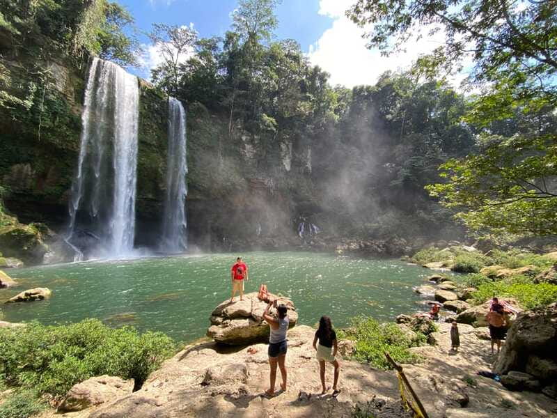 From Palenque: Waterfalls Misol-ha y Agua Azul. - What to Bring for Waterfall Weather and Walkways