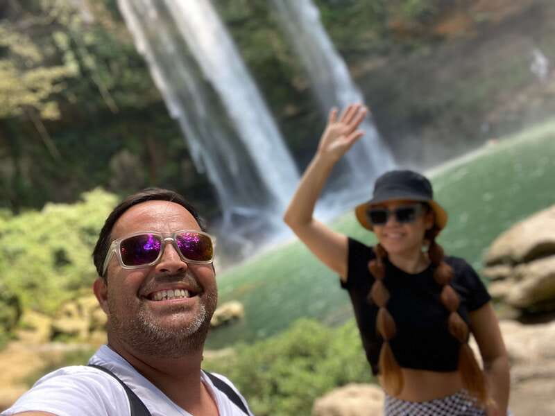 From Palenque: Waterfalls Misol-ha y Agua Azul. - Misol-ha Waterfall: 45 Minutes and the Option to Go Behind It