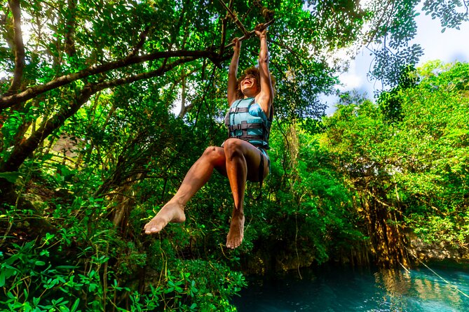 From Playa del Carmen ATV Adventure with Ziplines, Cenote - Extreme Adventure Eco Park: the jungle setting and the small-group promise