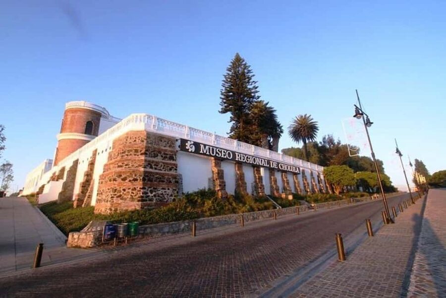From Puebla: Guided Tour of Cholula - Entering the Sanctuary of Our Lady of Remedies: views and the “why” behind the climb