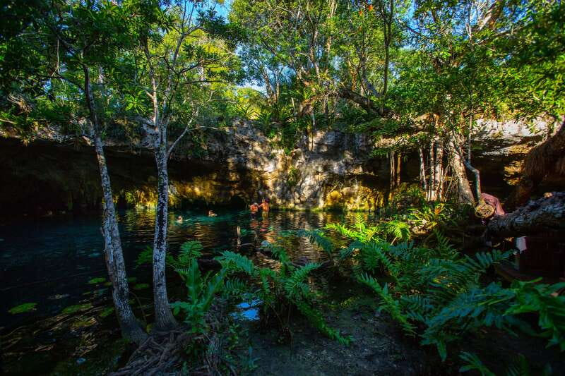 From Riviera Maya: 3 Cenotes Adventure Tour with Lunch - Private Underground Cenote, Waterproof Lamps and Cave-By-Cave Wonder