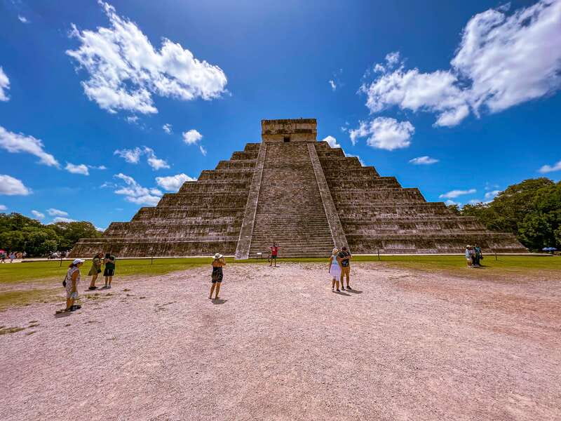 From Riviera Maya: Chichen Itza, Cenote, and Valladolid Tour - Chichén Itzá guided time: Pyramid of Kukulkán and the Great Ball Court