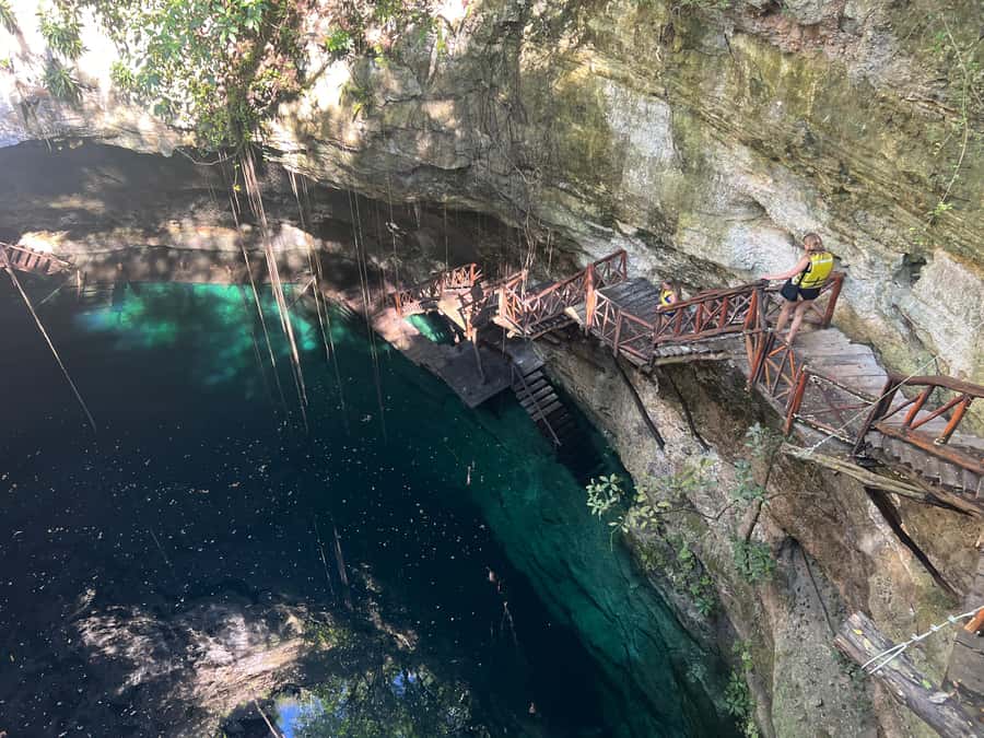 From Valladolid: Tour to Chichen Itza & 2 Cenotes - Uayma Ha cenote: shorter time, quieter water