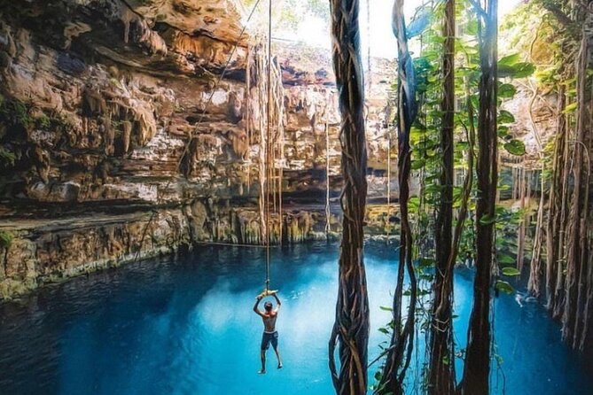 Full Day Guided Tour Chichen Itza + Cenote + Valladolid + Lunch! - Oxman Cenote San Lorenzo: swimming logistics that actually help