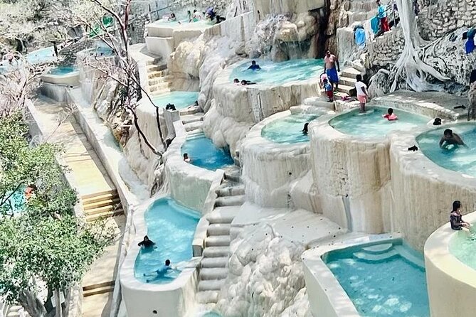 Full day Tolantongo Caves! - Natural zone first: steam tunnel, waterfall, and cave time