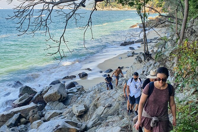 Full-Day Trail to 6 hidden Beaches, Colomitos & Snorkel - The overall route: from riverbank climbs to multiple hidden beaches