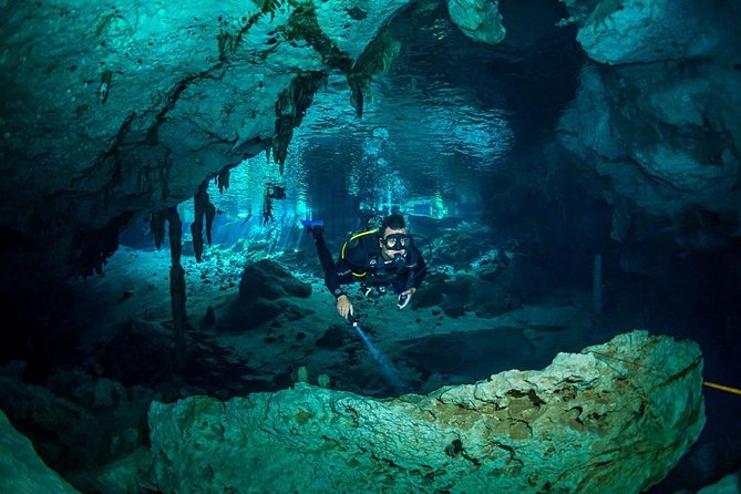 Go for 2 dives in cenote Dos ojos for certified divers - What the instructor actually does during your sessions
