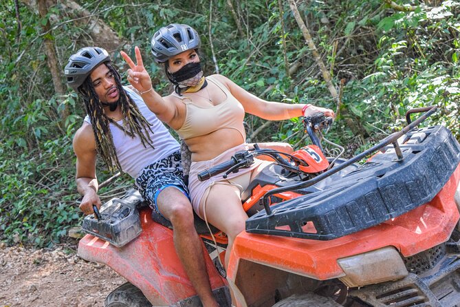 Half Day in Cancun Atvs Ziplines and Cenote Park - Zipline circuit and hanging bridges: the real adrenaline lift