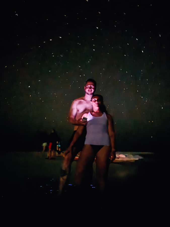 Holbox: Bioluminescence by Kayak and Stargazing. - Kayaking to the Punta Mosquito sandbanks, and why they skip the protected zone