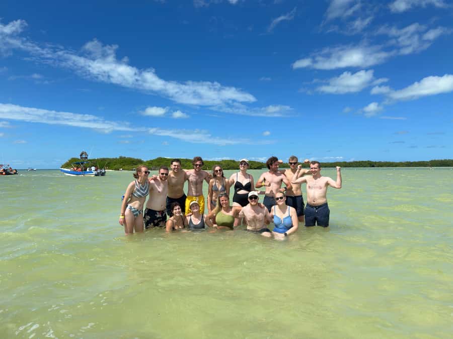 Holbox: Punta Mosquitos, Yalahau, & Pasión Island Boat Tour - Punta Mosquito: guided bird watching plus another 30 minutes in the water